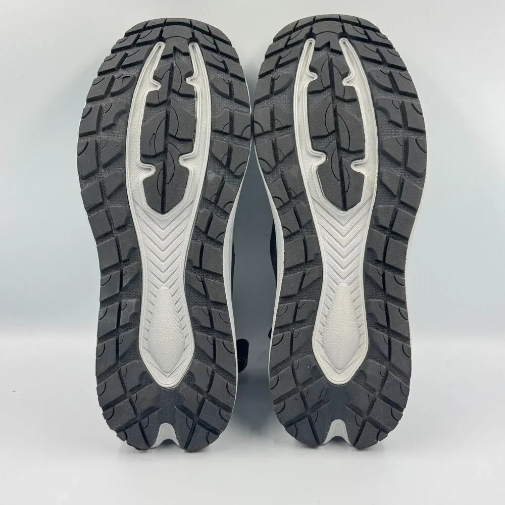 OrthoComfoot Mens 9 Gray Orthopedic Hiking Sandals Closed Toe Cushion Comfort